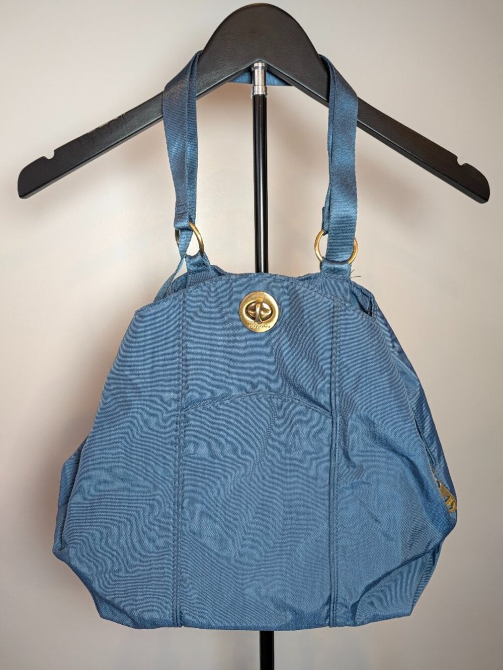 Baggallini convertible backpack/shoulder bag Slate Blue Adjustable Strap
